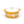 Pyrex-Inspired Butterfly Gold Casserole Ceramic Trinket Box