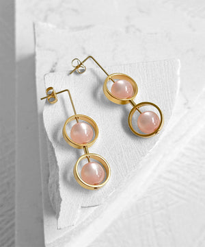 Petite Ariel Earrings - Pinks and Purples