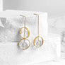 Petite Callisto Earrings--Neutral Colors