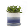 Minute Handmade Ceramic Planter Indoors Pot With Saucer