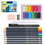Creative Studio Try It Box Artist Dry Mediums Assortment