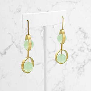Ariel Earrings - Greens