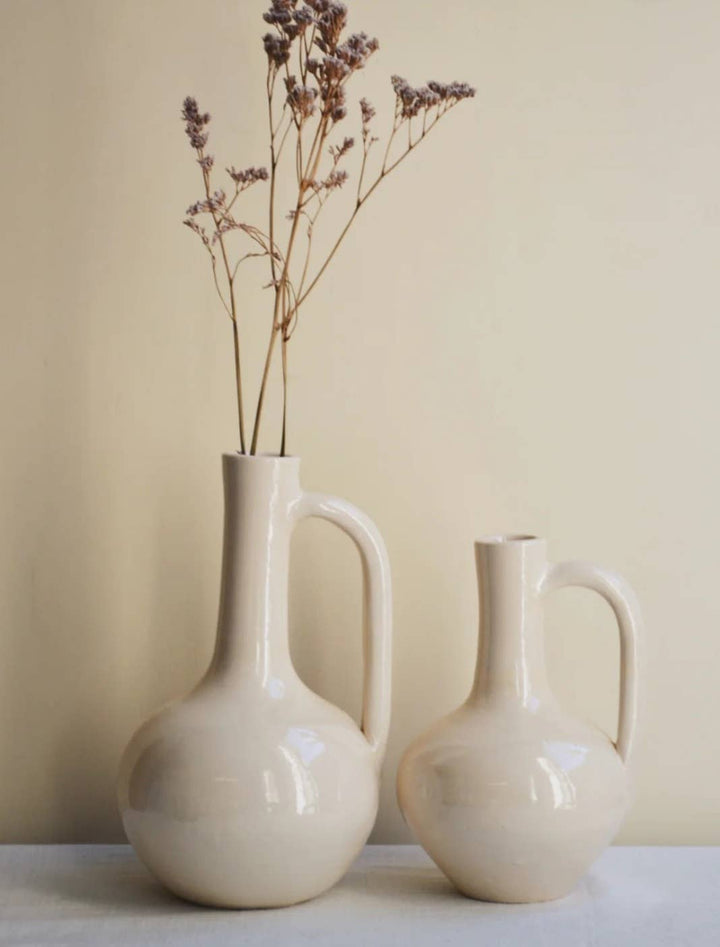 Traditional enamel vase.