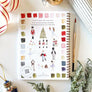Nutcracker watercolor workbook