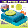 Neon Glow Pottery Studio Craft Kit for Kids