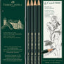 Castell 9000 Graphite Pencils for Drawing, Tin of 6