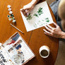 Tropical Plants Paint-By-Numbers kit