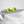 Neon Lime Green Color Dot Earrings