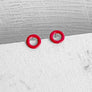 Double Circle Color Pop Earrings
