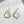 Large Cursive Earrings