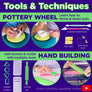 Neon Glow Pottery Studio Craft Kit for Kids