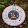 Forest Floor - Embroidery Stitch Sampler