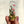 Pink Flower Forest Mini Cloche Terrarium w. Dried Florals