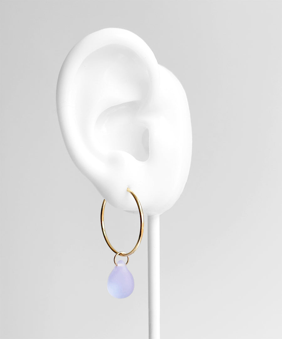 Drop Hoop Earrings