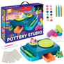 Neon Glow Pottery Studio Craft Kit for Kids