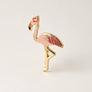 Pink Flamingo Bird Pin, Tropical Vacation Beach Gifts