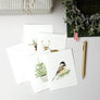 Evergreen Christmas assorted notecard set