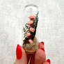 Woodland Blush Mini Terrarium Floral Glass Cloche