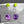 Polka Dot Earrings--Neon Yellow and Purple Swirl