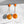 Polka Dot Earrings--Orange