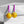 Aarnio Earrings--Magenta and Yellow Swirl