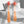 Sputnik Extra Long Drop Earrings--Neon Coral