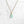 Seafoam Chalcedony Teardrop Necklace