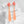 Sputnik Extra Long Drop Earrings--Neon Coral