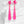 Sputnik Extra Long Drop Earrings--Neon Pink