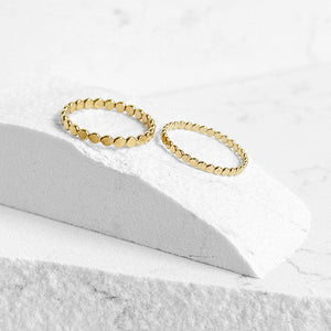 Thick Dot Band Ring