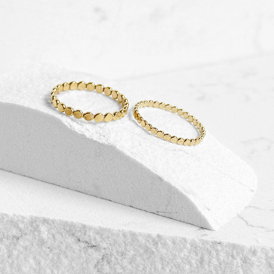 Thick Dot Band Ring