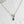 Gemstone Teardrop Toggle Necklace
