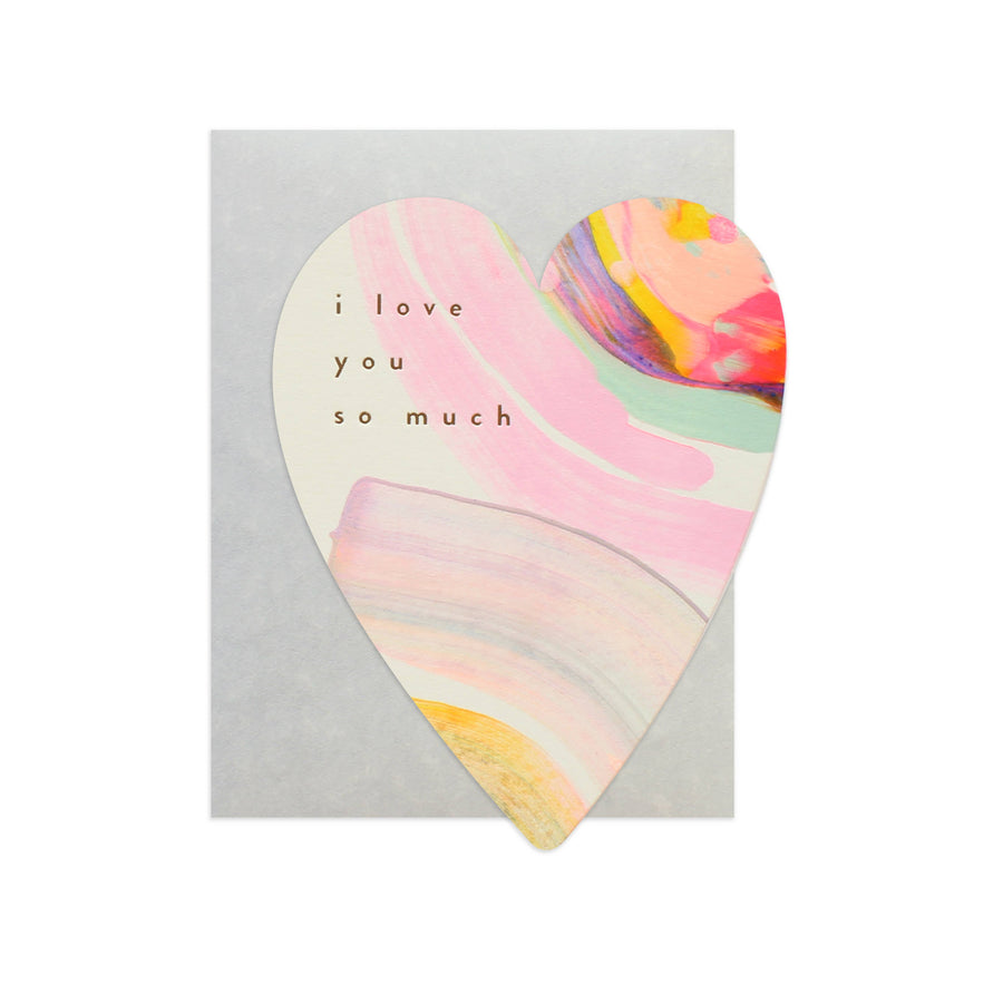Rainbow Heart Card
