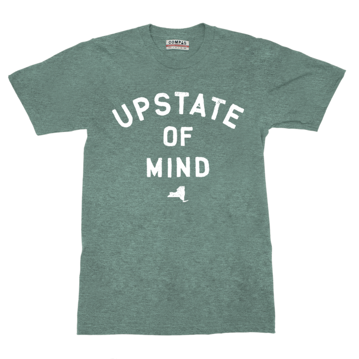 Upstate of Mind T-Shirt - Forest Green Heather