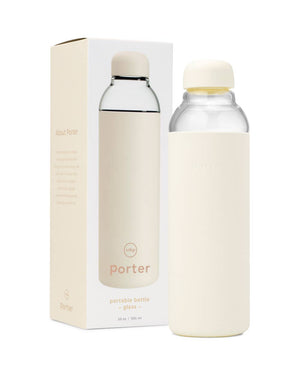 Porter Water Glass Bottle Cream