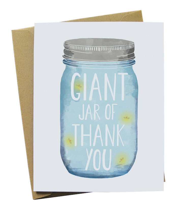 Jar Thank You Card