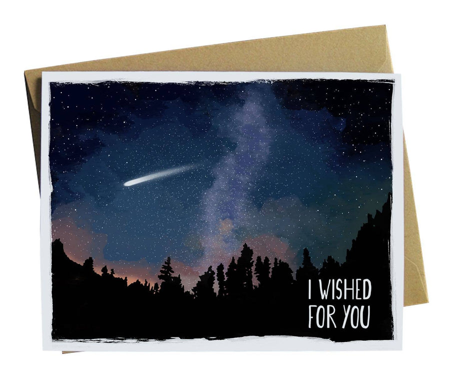Shooting Star Love Card