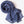 Casper Navy Block Printed Scarf