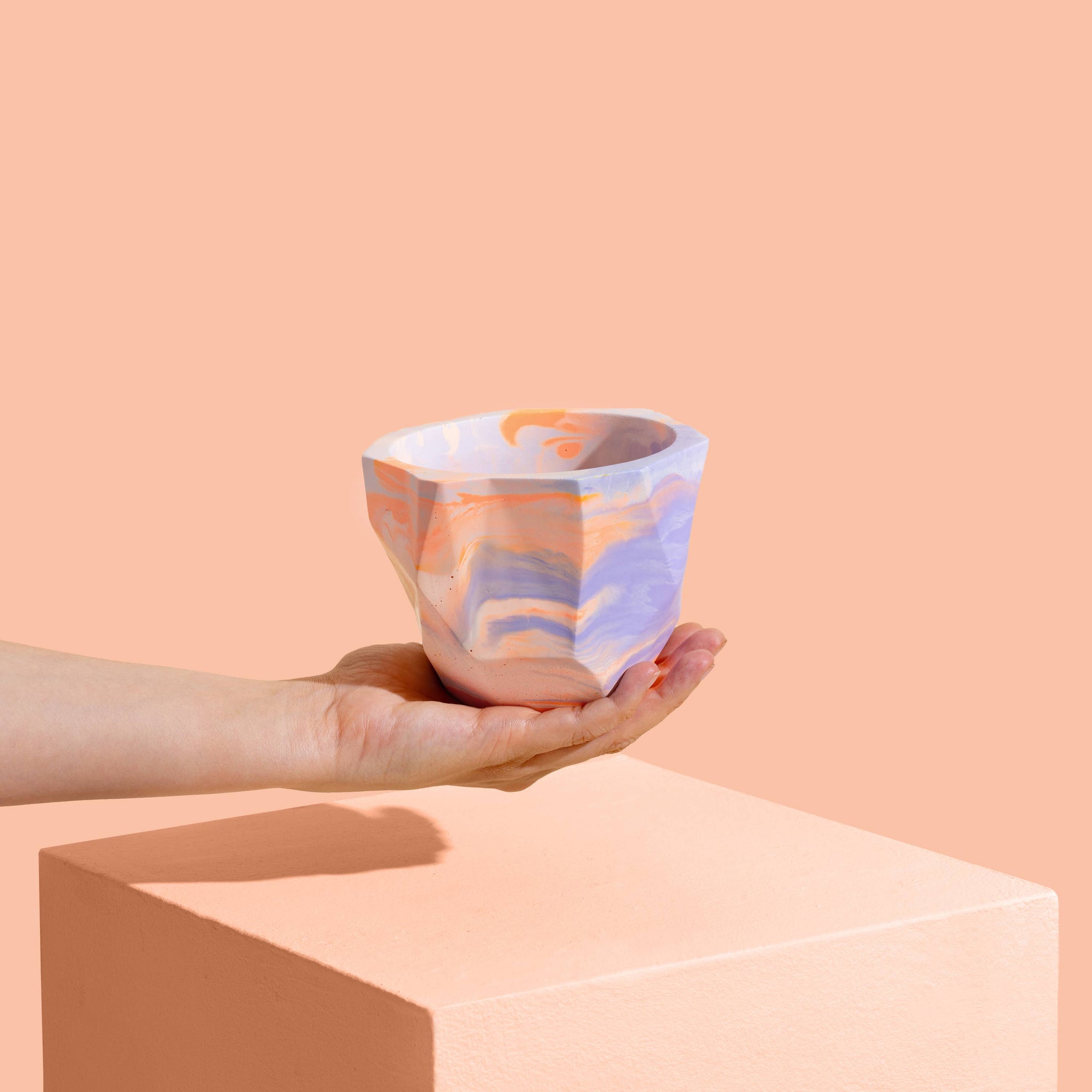 jesmonite plant pot Medium Indoor Jesmonite Plant Pot
