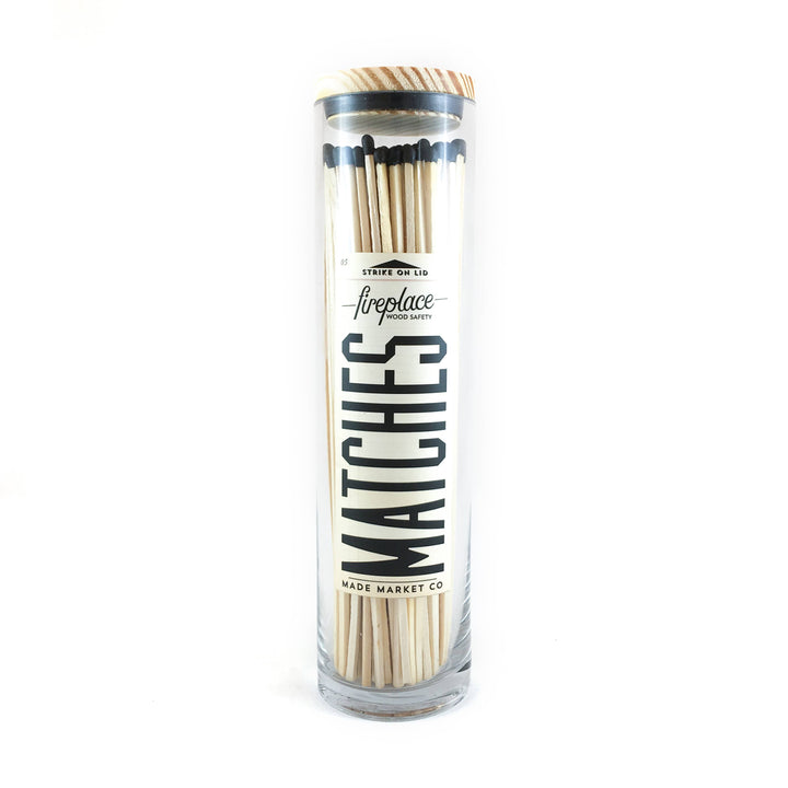 Black Fireplace Vintage Apothecary Matches
