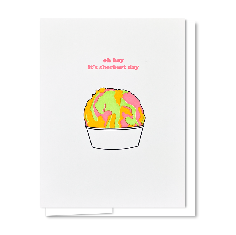Sherbert Birthday - Illustrated Funny Birthday Card