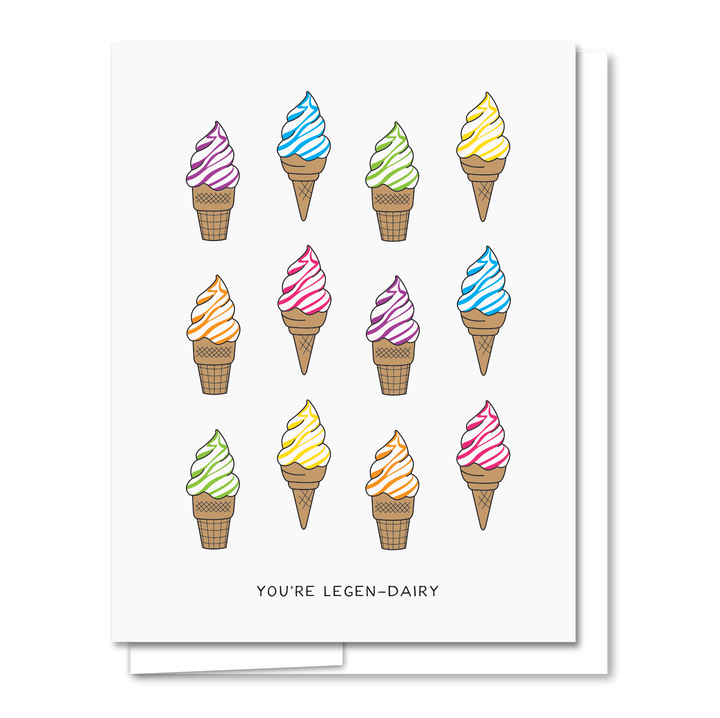 Legen-dairy - Illustrated Funny Love Card