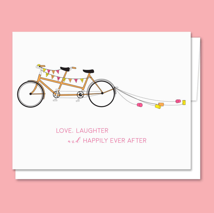 Wedding Bike Happily Ever After Card