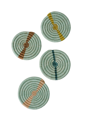 Multicolor Seafoam Coasters, Set of 4