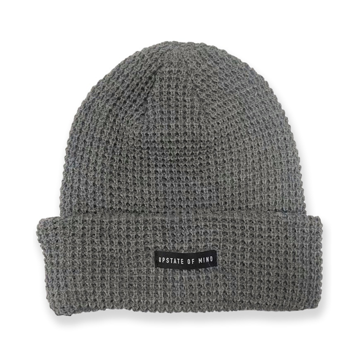 UOM Nomad Waffle Knit Beanie - Charcoal