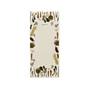 Spring Veggie Market List Notepad