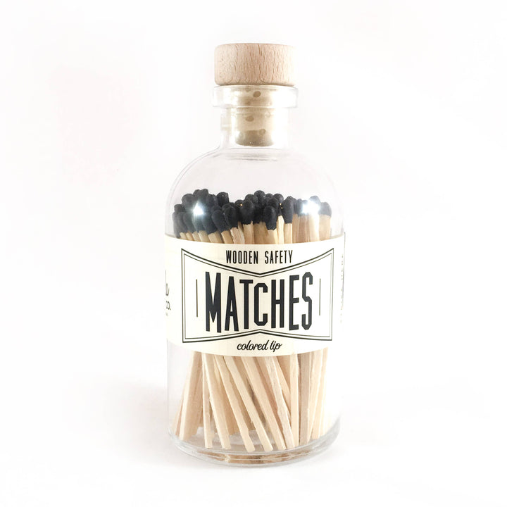 Black Vintage Apothecary Matches