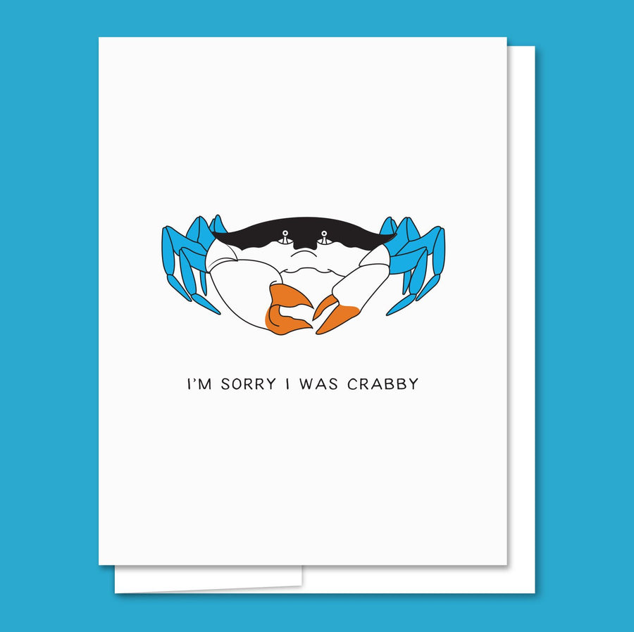 Sorry I was Crabby Card