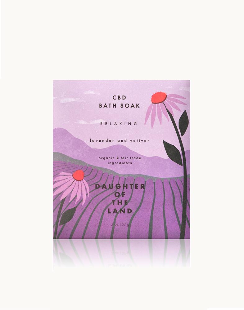 CBD Lavender and Vetiver Bath Soak [Single Serving]