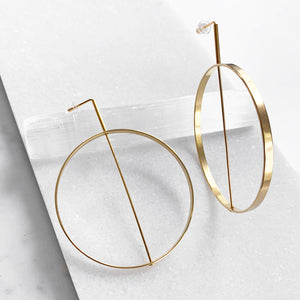 Diameter Hoop Earrings